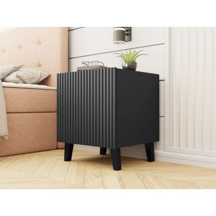 Set od 2 noćna stočića VAMOS 52x45 cm, antracit