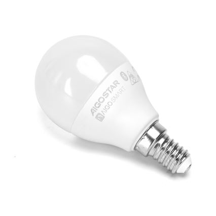 Set od 2 LED RGBW prigušiva sijalica MESH Smart G45 E14/6,5W/230V 2700-6500K + daljinski upravljač - Aigostar