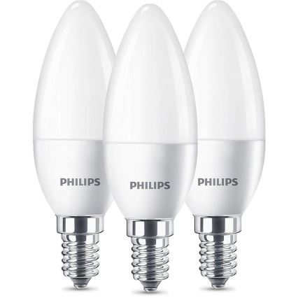 Set od 3 LED sijalice Philips E14/5,5W/230V 2700K