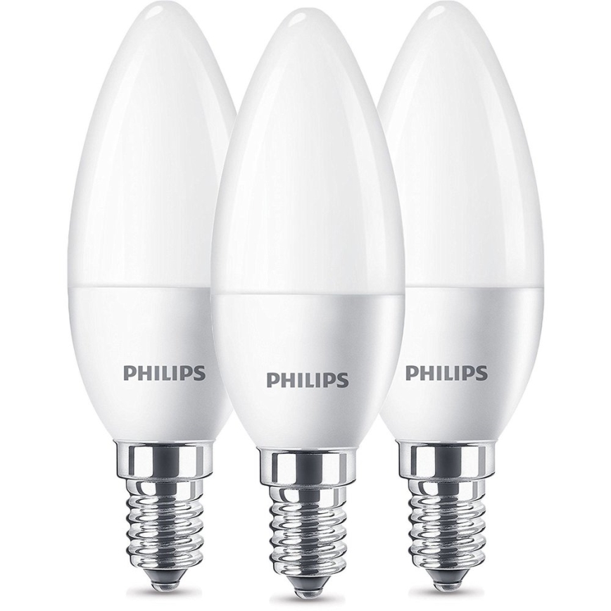 Set od 3 LED sijalice Philips E14/5,5W/230V 2700K