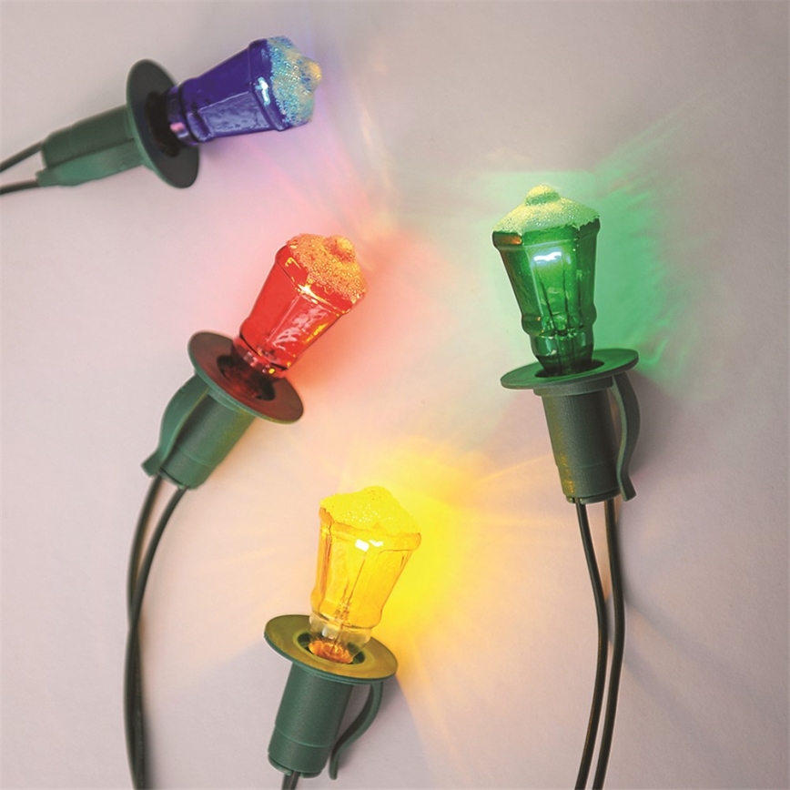 Komplet od 3 rezervne sijalice LANTERN E10/20V/0,1A u boji, proizvedeno u Češkoj