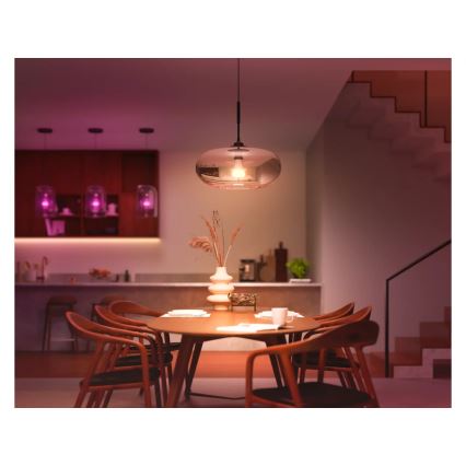 Komplet od 4 prigušiva LED sijalica Philips Hue WHITE AND COLOR AMBIANCE E27/6W/230V 1000-20000K
