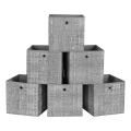 Set od 6 kutija za odlaganje CURAN 30x30x30 cm siva