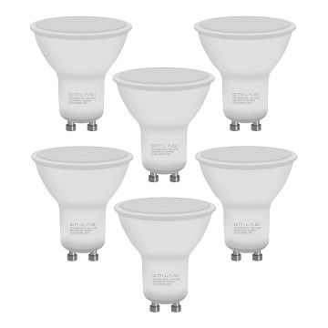 Set od 6 LED sijalica ECOLINE GU10/6W/230V 4000K - Brilagi