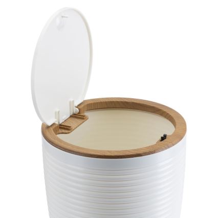 Set za kupatilo CAROL 5 kom bela/braon