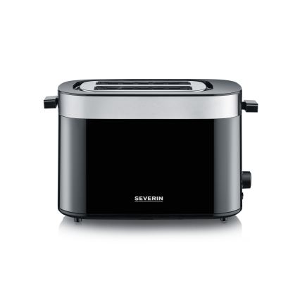 Severin AT 9264 - Toster sa dva otvora 800W/230V nerđajući čelik/crna