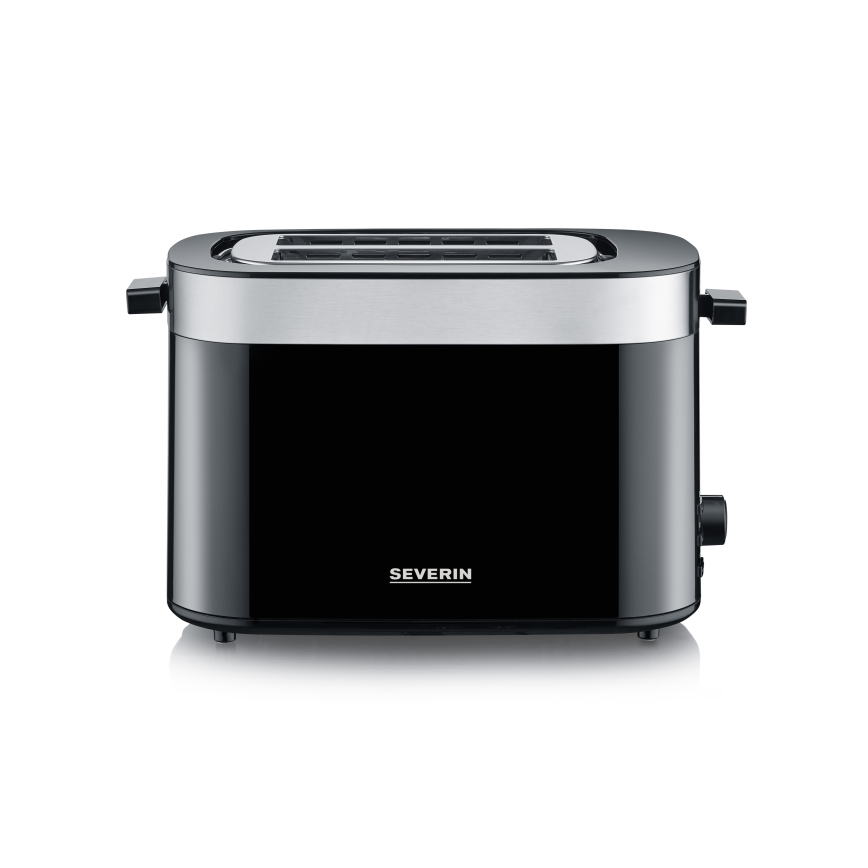 Severin AT 9264 - Toster sa dva otvora 800W/230V nerđajući čelik/crna