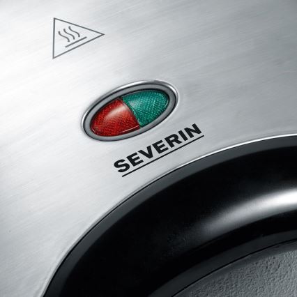 Severin SA 2969 - toster 700W/230V nerđajući čelik/crna