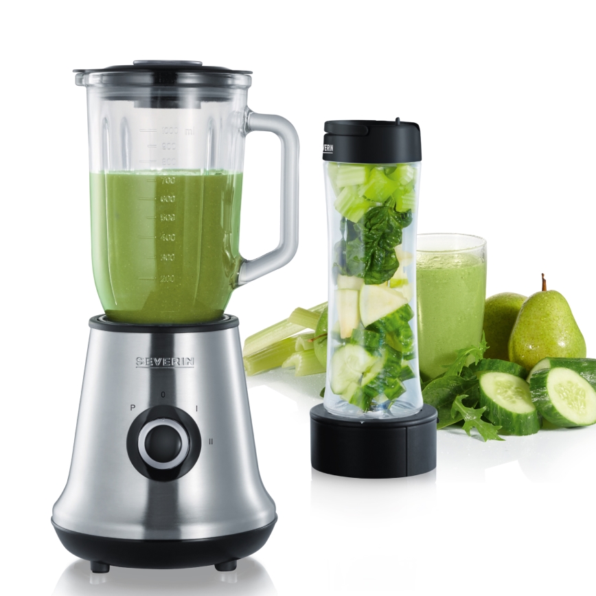 Severin SM 3737 - Stoni blender 1 l 500W/230V nerđajući čelik/crna