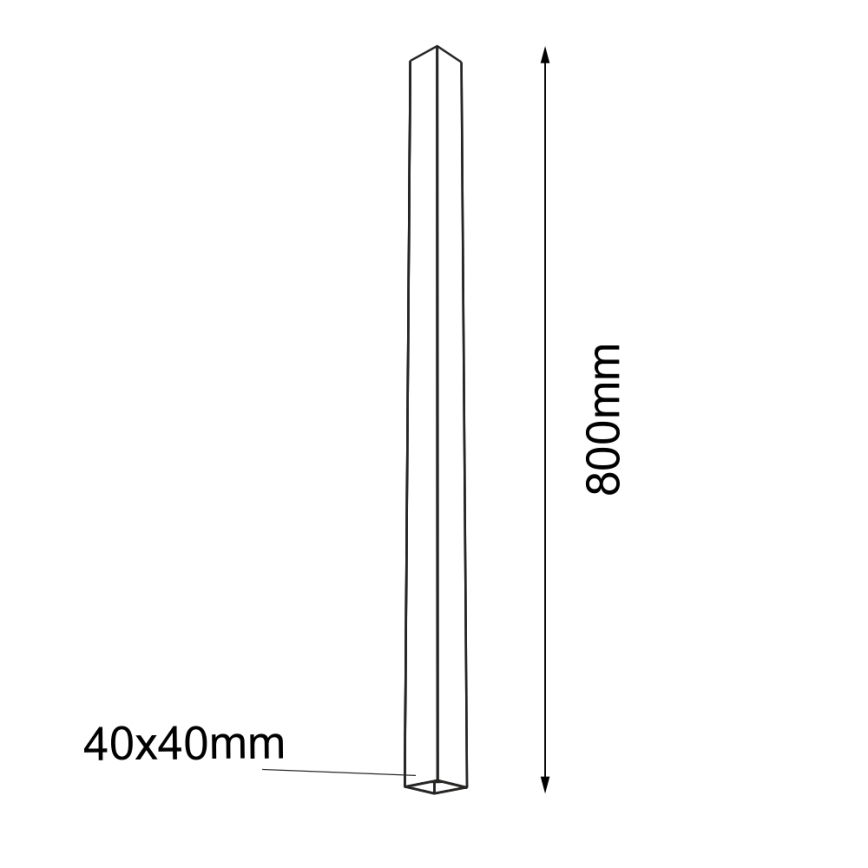 Shilo - Spot svetiljka 1xGU10/15W/230V crna
