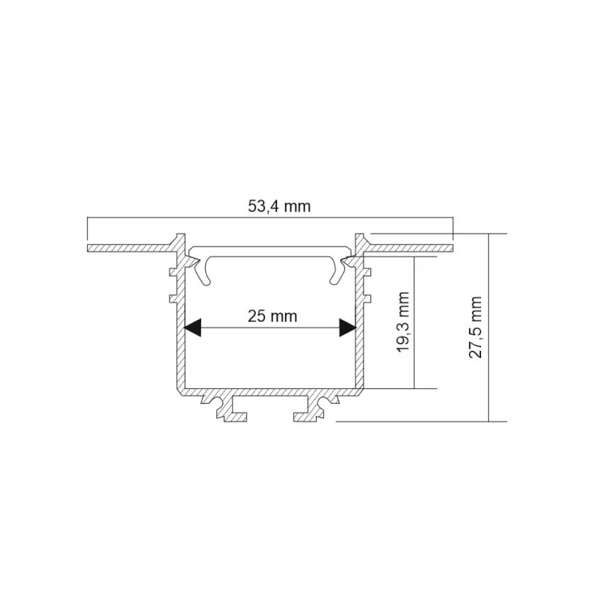 Shilo - LED ugradno stropno svetlo LED/9W/230V 3000K CRI 90 crna