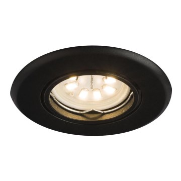 Shilo - Ugradna stropna svetiljka 1xGU10/15W/230V crna