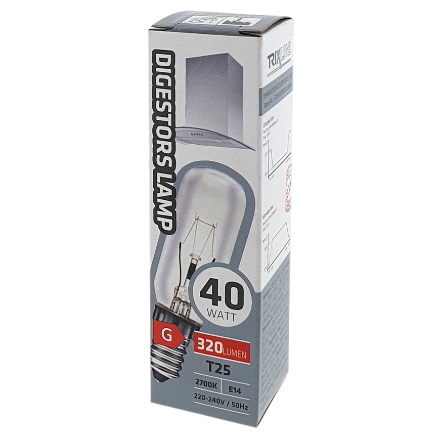 Sijalica za kuhinjsku napu T25 E14/40W/230V 2700K