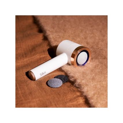 Silk’n - Električna turpija za stopala VACUPEDI 5V/1500 mAh bela/roze zlato