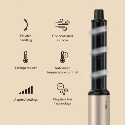 Silk’n - Fen za kosu SILKYAIR FLEX 230V crna/zlatna
