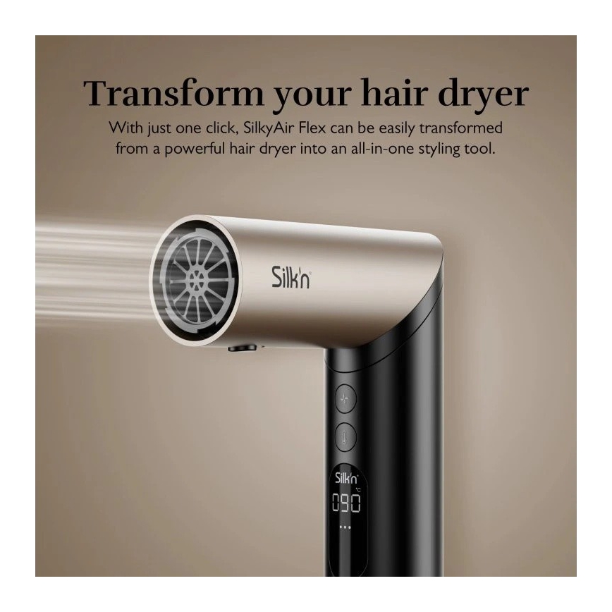 Silk’n - Fen za kosu SILKYAIR FLEX 230V crna/zlatna