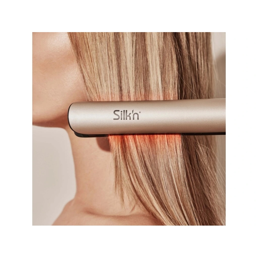 Silk’n - Infracrvena pegla za kosu SILKY STRAIGHT 230V zlatna