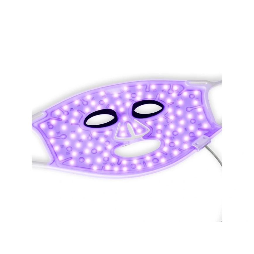 Silk’n - LED RGB terapijska maska za lice LED/5V 2000 mAh bela + daljinski upravljač