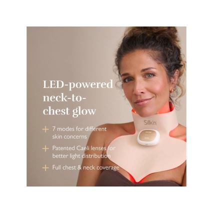 Silk’n - LED terapeutska maska za grudi, LED/5V, bež