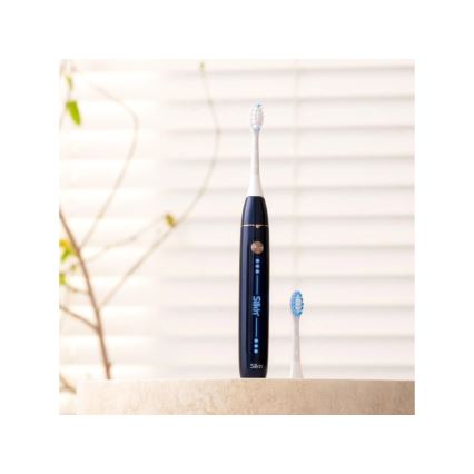 Silk’n - Sonična vibraciona električna četkica za zube SONIC YOU 3350 mAh IPX7 tamno plava