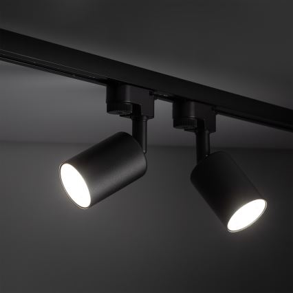 Spot svetiljka za jednofazni šinski sistem TOP 1xGU10/10W/230V, crna