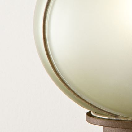 SIRU - Stona lampa FLORET 1xE14/40W/230V braon/siva venecijansko staklo