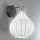 SIRU - Zidna lampa AURIGA 1xG9/30W/230V mat hrom/belo venecijansko staklo