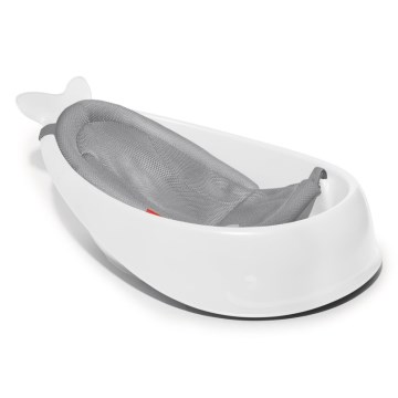 Skip Hop - Dečija kadica MOBY 3 sa ergonomskom podlogom, bela