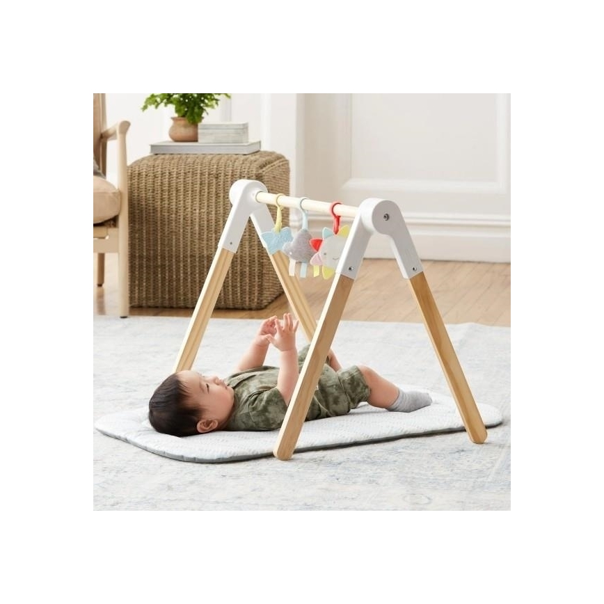 Skip Hop - Dečija podloga za igru sa drvenom prečkom LINING CLOUD