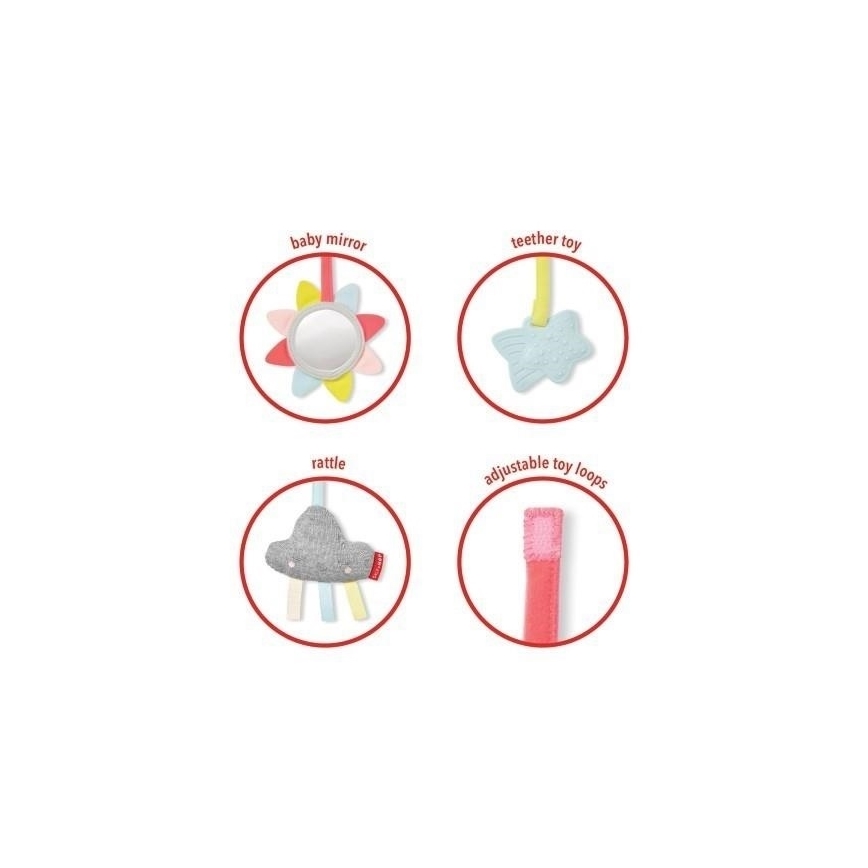 Skip Hop - Dečija podloga za igru sa drvenom prečkom LINING CLOUD