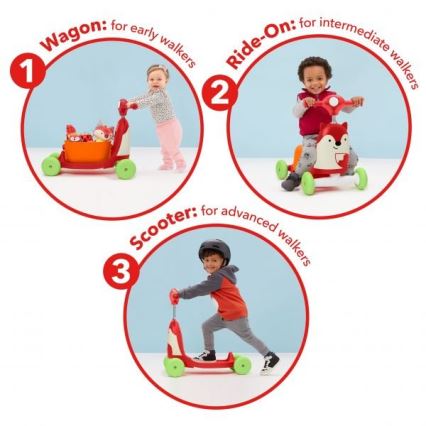 Skip Hop - Guralica 3u1 ZOO lisica 3xAAA