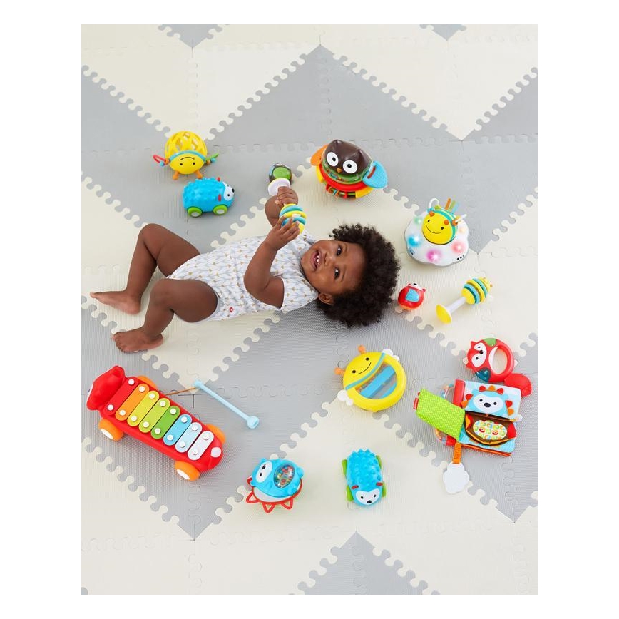 Skip Hop - Penaste puzzle 72 kom sivo/bež