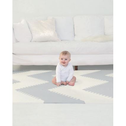 Skip Hop - Penaste puzzle 72 kom sivo/bež