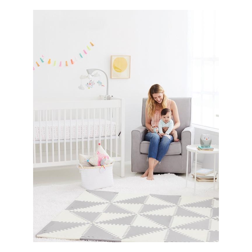 Skip Hop - Penaste puzzle 72 kom sivo/bež