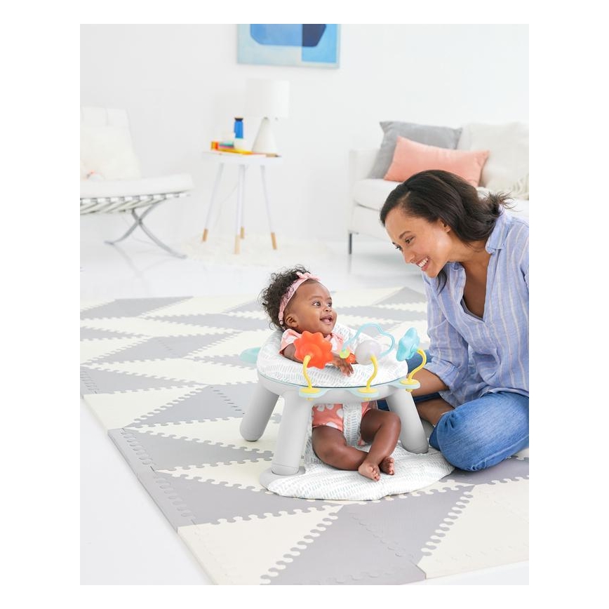 Skip Hop - Penaste puzzle 72 kom sivo/bež