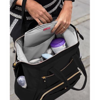 Skip Hop - Ruksak za pelene za kolica MAINFRAME crni
