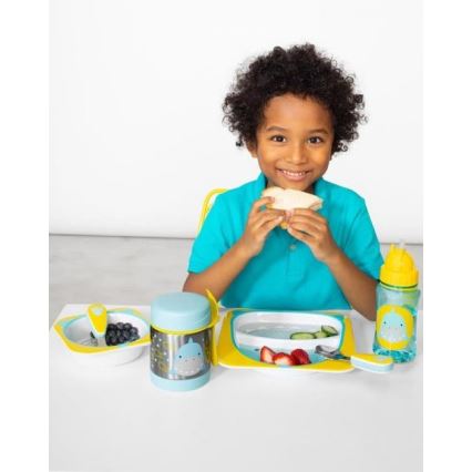 Skip Hop - Termos za hranu sa kašikom/viljuškom ZOO 325 ml ajkula