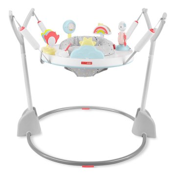 Skip Hop - Višenamenski skakač za bebe 2u1 SILVER LINING CLOUD