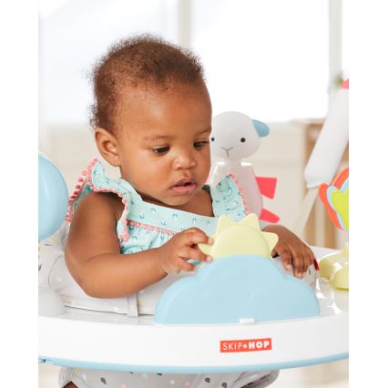 Skip Hop - Višenamenski skakač za bebe 2u1 SILVER LINING CLOUD