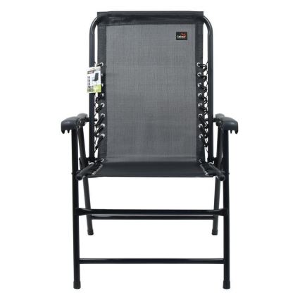 Sklopiva baštenska stolica, crna