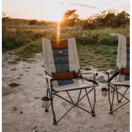 Sklopiva kamperska stolica braon