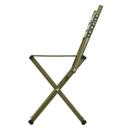 Sklopiva kamperska stolica sa naslonom, zelena