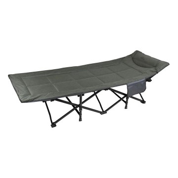 Sklopiva ležaljka za kampovanje, siva