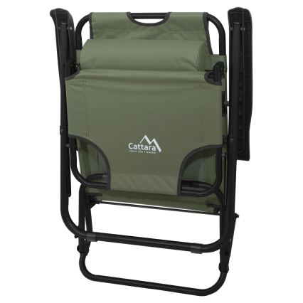 Sklopiva podesiva fotelja zelena/crna