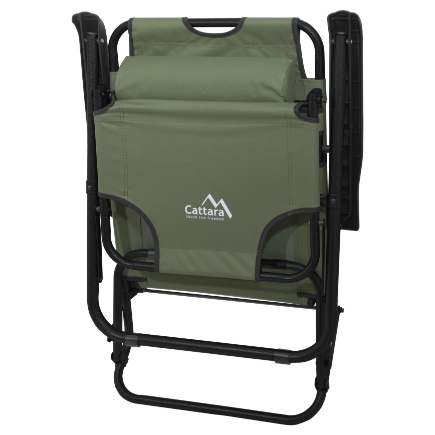 Sklopiva podesiva fotelja zelena/crna