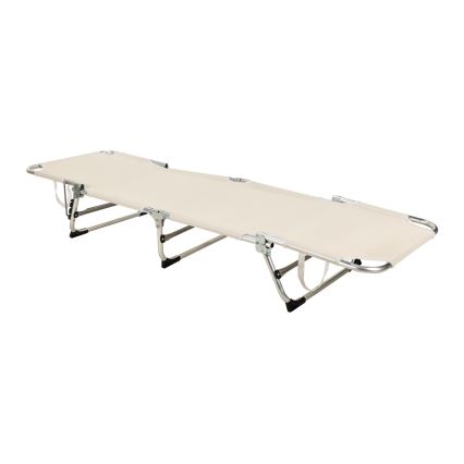 Sklopiva podesiva ležaljka SUNO 56x190 cm krem