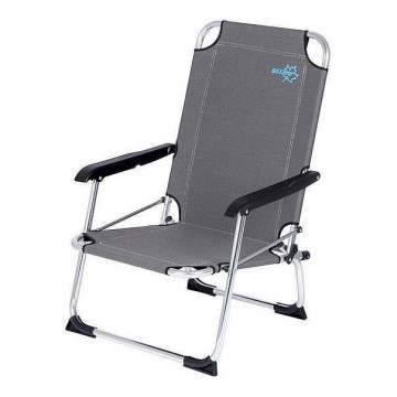 Sklopiva stolica za kampovanje, siva