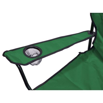 Sklopiva stolica za kampovanje, zelena