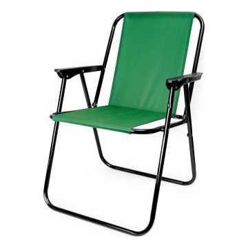 Sklopiva stolica za kampovanje, zelena