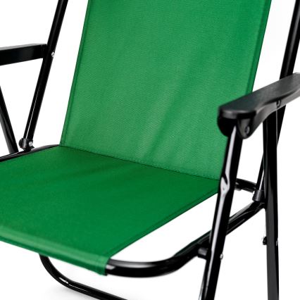 Sklopiva stolica za kampovanje, zelena